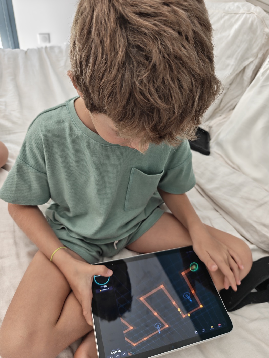 One of my kids playing Thumb & Pylon